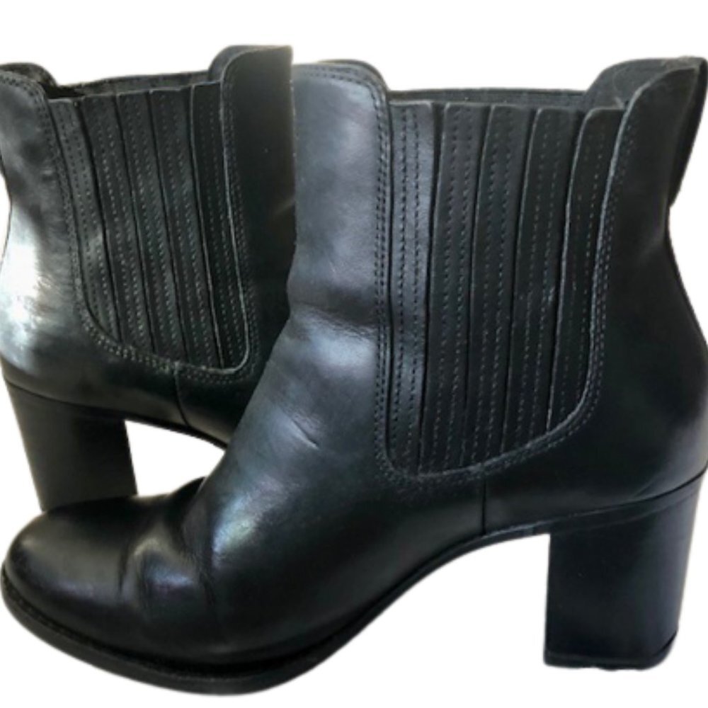 Timberland Atlantic Heights Covered Gore Chelsea Ankle Boots Black - 7.5
